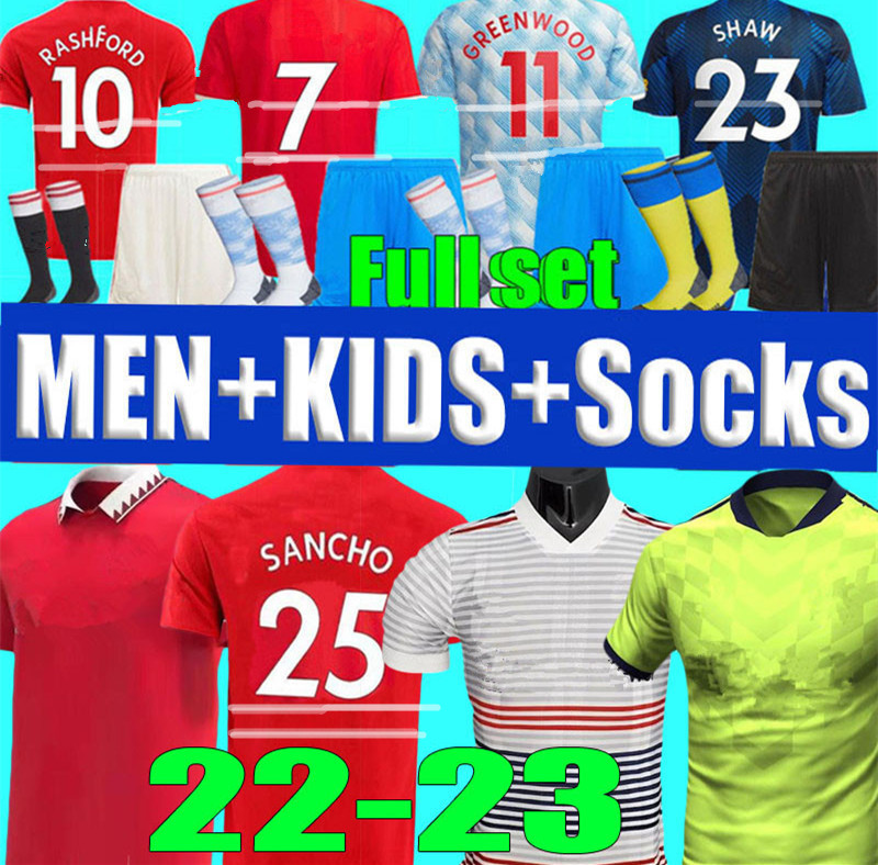 21 22 23 SANCHO soccer jerseys Fans Player version MAN BRUNO FERNANDES POGBA RASHFORD football shirt 2021 2022 FRED McTominay men kids kit uniform MAGUIRE size 3XL 4XL, Player 22/23 home
21 22 23 SANCHO soccer jerseys Fans Player version MAN BRUNO FERNANDES POGBA RASHFORD football shirt 2021 2022 FRED McTominay men kids kit uniform MAGUIRE size 3XL 4XL, Player 22/23 home