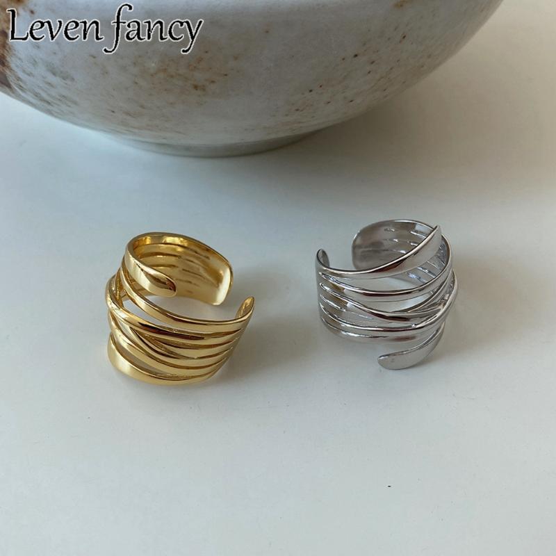 Cluster Rings 925 Sterling Silver Ring Big Exaggerated Adjustable Wind 18k Gold For Women Female Girl Elegant Fine Jewelry Gift, Golden;silver
Cluster Rings 925 Sterling Silver Ring Big Exaggerated Adjustable Wind 18k Gold For Women Female Girl Elegant Fine Jewelry Gift, Golden;silver