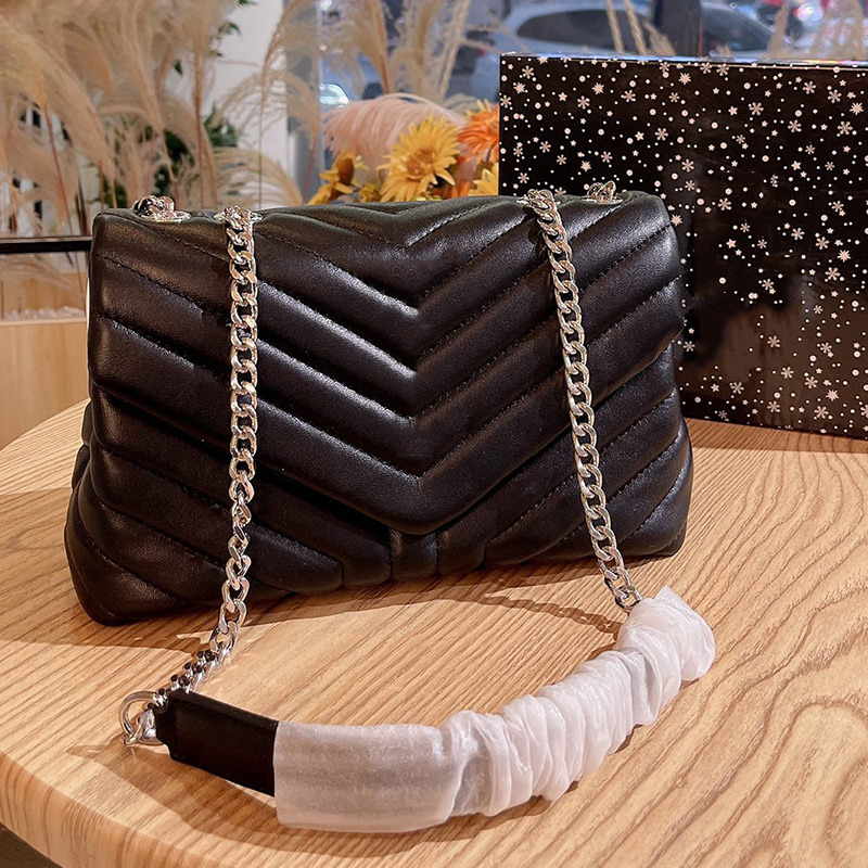 Designer Loulou Puffer Messenger Crossbody Bag Luxurys Designers Bags Paris Brand SL Women Leather Shoulder Handbags Lady Double Chain Straps V Quilted Handbag, Red
Designer Loulou Puffer Messenger Crossbody Bag Luxurys Designers Bags Paris Brand SL Women Leather Shoulder Handbags Lady Double Chain Straps V Quilted Handbag, Red