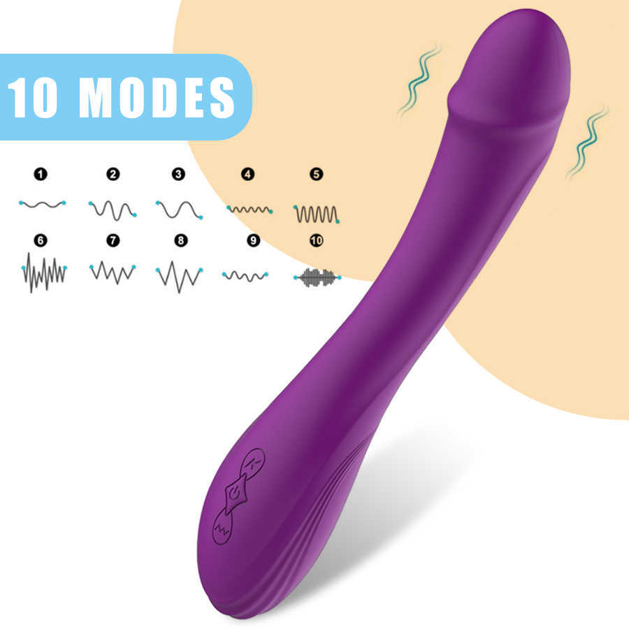 Realistic Dildo Vibrators for Women Silicone Rechargeable Vibrators G-spot Vaginal Clitoris Stimulators Adult Sex Toys for Women Y201118