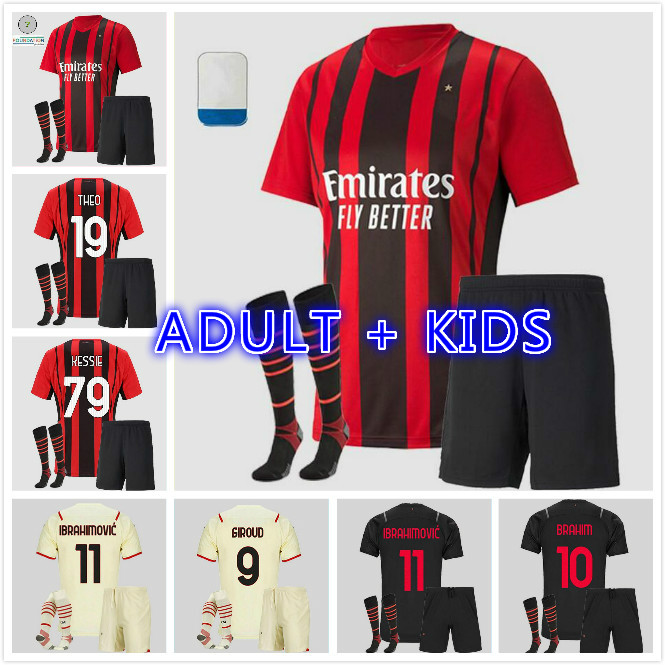 adult Kids kit 21 22 IBRAHIMOVIC TOMORI GIROUD R.LEÃO TONALI KJÆR Kessie soccer jersey PAQUETA BENNACER ROMAGNOLI CALHANOGLU 2021 2022 football shirt THEO REBIC
adult Kids kit 21 22 IBRAHIMOVIC TOMORI GIROUD R.LEÃO TONALI KJÆR Kessie soccer jersey PAQUETA BENNACER ROMAGNOLI CALHANOGLU 2021 2022 football shirt THEO REBIC