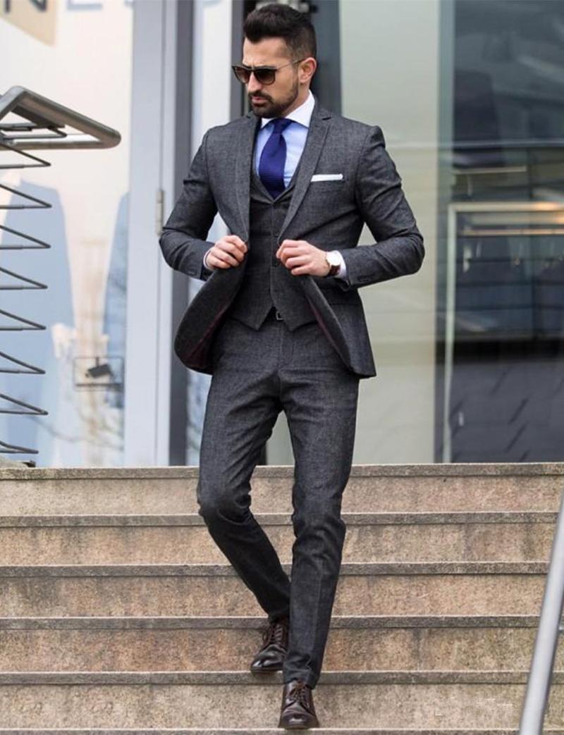Men' Suits & Blazers Mens Slim Fit 3 Pieces Suit Business Wedding One Button Groom Tuxedos, Black
Men' Suits & Blazers Mens Slim Fit 3 Pieces Suit Business Wedding One Button Groom Tuxedos, Black