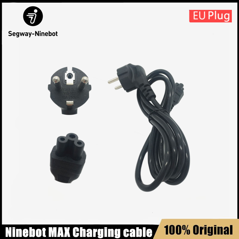 Charging cable for Ninebot MAX G30 Kickscooter EU Plug Charging cable for MAX G30 Smart Electric Scooter EU Standard
Charging cable for Ninebot MAX G30 Kickscooter EU Plug Charging cable for MAX G30 Smart Electric Scooter EU Standard