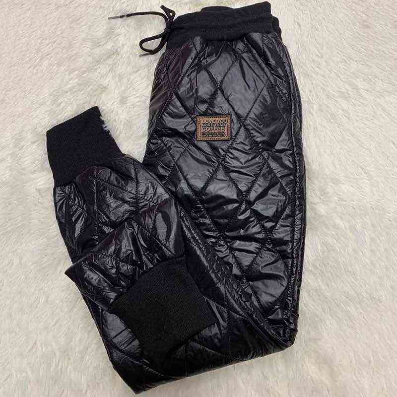 Winter Women Down Pants Plus Size 4xl Trousers Fashion Thick Warm Thermal Female High Waist Straight Cotton 211115