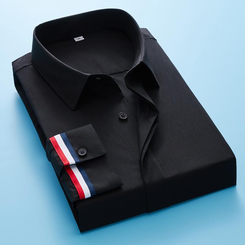 Men's Casual Shirts Style Classic French Cuffs Solid Dress Shirt Covered Placket Formal Business Standard-fit Long Sleeve, White;black
Men's Casual Shirts Style Classic French Cuffs Solid Dress Shirt Covered Placket Formal Business Standard-fit Long Sleeve, White;black