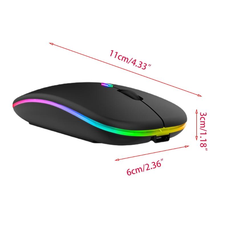 Mice J2FD Wireless Mouse, Ultra Slim Colorful LED Rechargeable Mouse 2.4G PC Computer Laptop Cordless With USB Receiver
Mice J2FD Wireless Mouse, Ultra Slim Colorful LED Rechargeable Mouse 2.4G PC Computer Laptop Cordless With USB Receiver