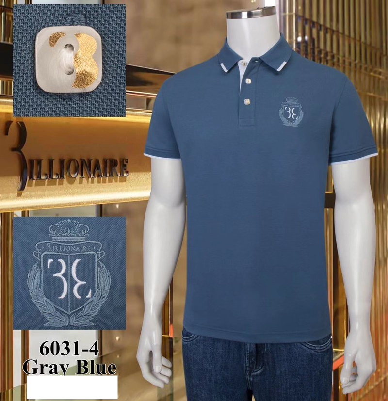 BILLIONAIRE Polo shirt men 2021 new summer cotton Casual Business zipper embroidery big size high quality Short sleeve shirt, Gray blue
BILLIONAIRE Polo shirt men 2021 new summer cotton Casual Business zipper embroidery big size high quality Short sleeve shirt, Gray blue