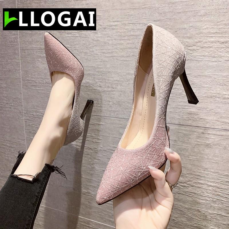 Women's Shoes Spring Fashion Woman High Heels 2021 Pointed Toe Pumps Female Sexy Brides Wedding Silver Gold Black Dress
Women's Shoes Spring Fashion Woman High Heels 2021 Pointed Toe Pumps Female Sexy Brides Wedding Silver Gold Black Dress