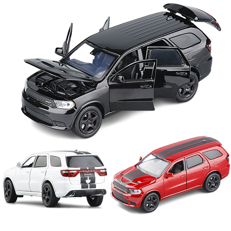 132 Dodge Durango SRT Car Alloy Sports Car Model Diecast Sound Light Super Racing SUV Collection Toys For Children Christmas Gi
132 Dodge Durango SRT Car Alloy Sports Car Model Diecast Sound Light Super Racing SUV Collection Toys For Children Christmas Gi
