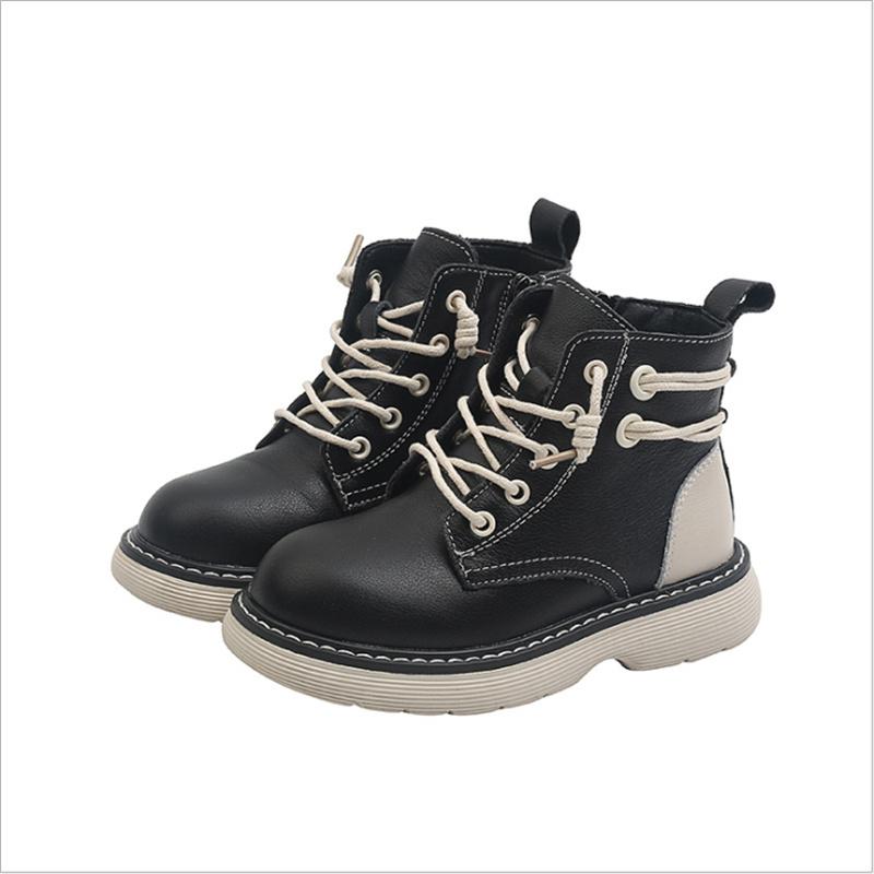 Boots 2021 Autumn Children Genuine Leather Soft Bottom Boys Motorcycle Fashion Girls Size 26-37, Black;grey
Boots 2021 Autumn Children Genuine Leather Soft Bottom Boys Motorcycle Fashion Girls Size 26-37, Black;grey