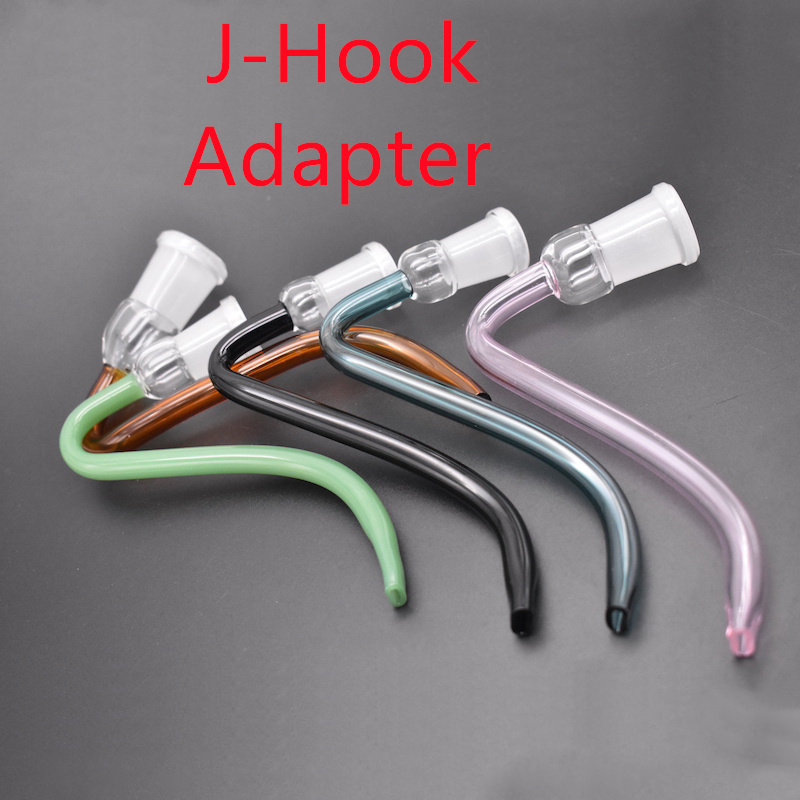 Colorful Glass J Hook Adapter for Ash Catchers 14mm 18mm Female Glass Straw Curve Tube Pipes DIY Smoking Accessories
Colorful Glass J Hook Adapter for Ash Catchers 14mm 18mm Female Glass Straw Curve Tube Pipes DIY Smoking Accessories