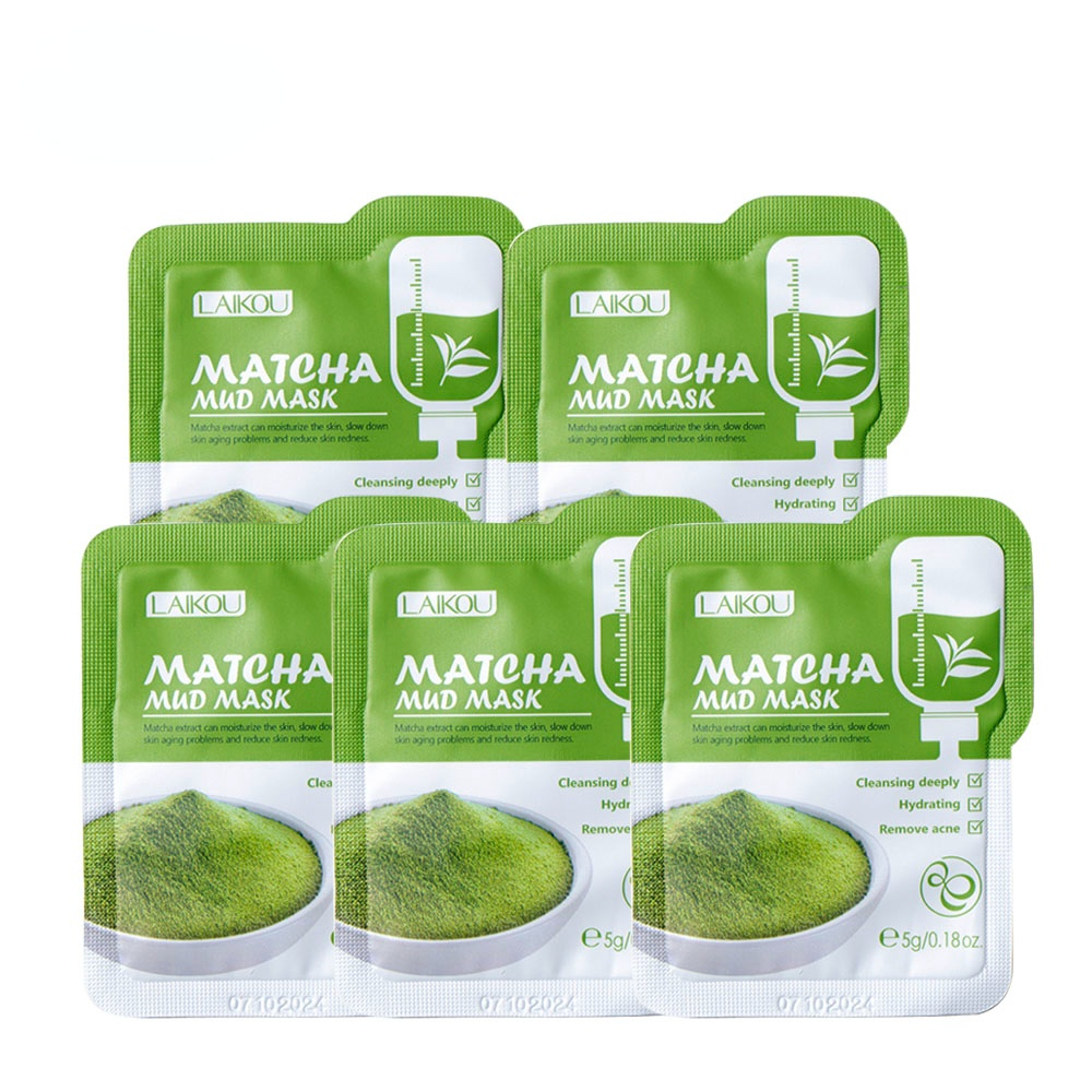 5pcs Matcha Green Clay Mud Face Mask Anti Wrinkle Night Facial Packs Dark Circle Moisturize Anti-Aging Mask for Facecare
5pcs Matcha Green Clay Mud Face Mask Anti Wrinkle Night Facial Packs Dark Circle Moisturize Anti-Aging Mask for Facecare