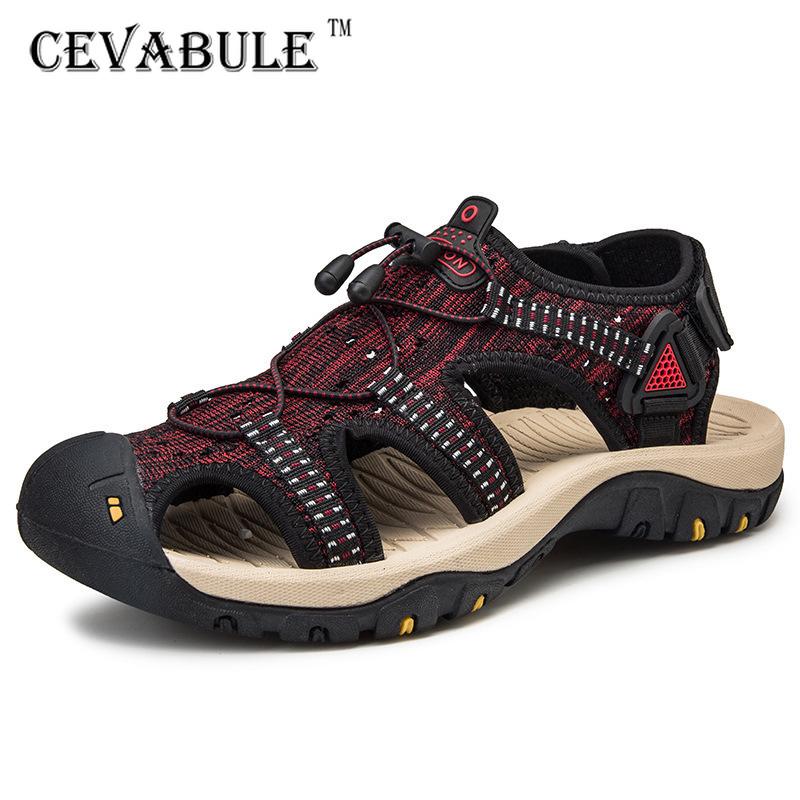 Sandals CEVABULE 2021 Summer Men's Breathable Hollow Sports Beach Shoes Leisure Large-size Tidal CLK, Black
Sandals CEVABULE 2021 Summer Men's Breathable Hollow Sports Beach Shoes Leisure Large-size Tidal CLK, Black