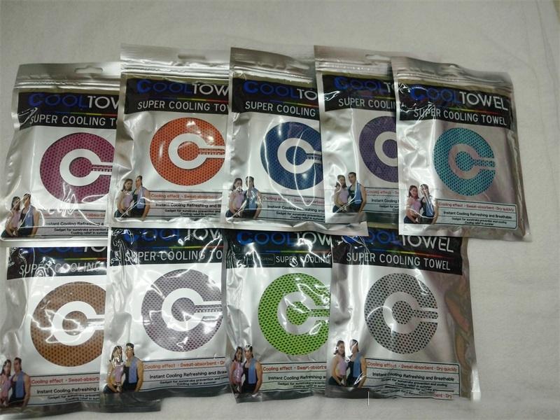 Summer cold towel quick exercise cooling fiess running sweat absorption and outdoor climbing sports easy to carry Free shipping