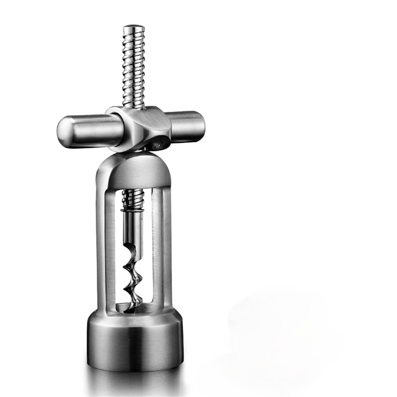 Drincarier 18/8 stainless steel Self Pulling Corkscrew and Cap Cut Foil Cutter, Handheld Wine Opener Vintage Style Silver color 210915
Drincarier 18/8 stainless steel Self Pulling Corkscrew and Cap Cut Foil Cutter, Handheld Wine Opener Vintage Style Silver color 210915
