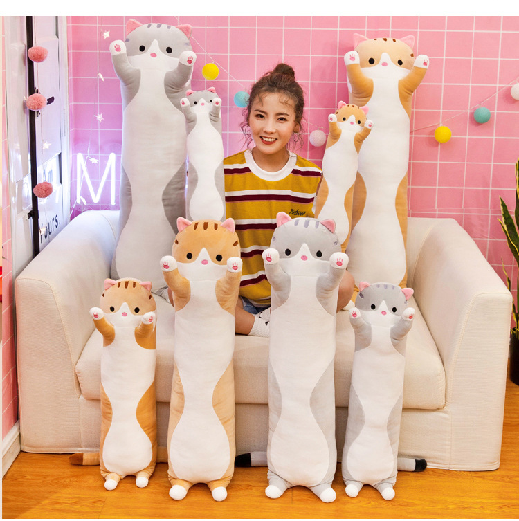 50cm New Stuffed Toys Long Cotton Cute Cat Shape Doll Comfort Plush Toy Soft Sleeping Pillow
50cm New Stuffed Toys Long Cotton Cute Cat Shape Doll Comfort Plush Toy Soft Sleeping Pillow