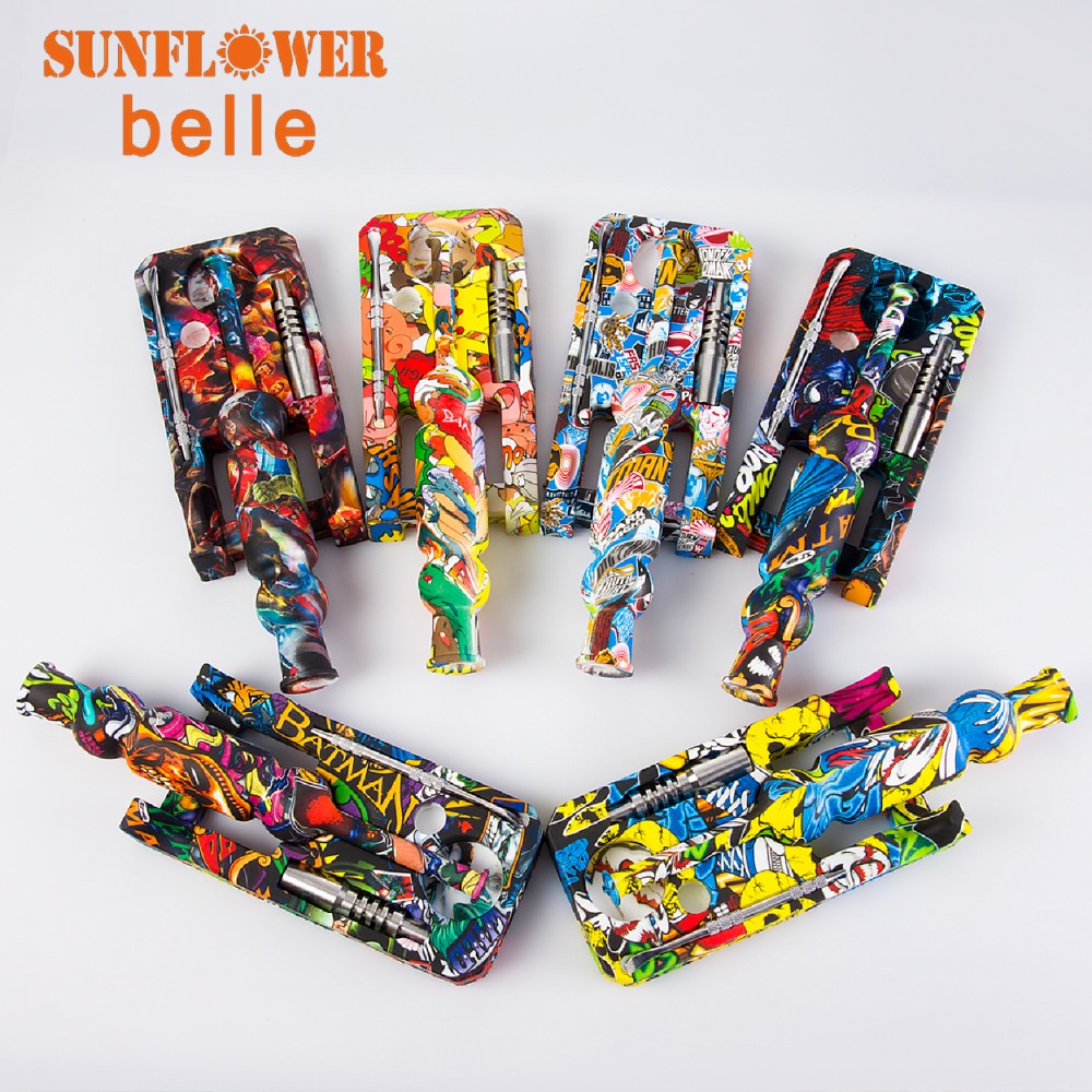 Smoking Grenade Silicone Neactar collect kits with Stainless Steel Tip dabber hand pipes oil rigs glass bong pipe
Smoking Grenade Silicone Neactar collect kits with Stainless Steel Tip dabber hand pipes oil rigs glass bong pipe