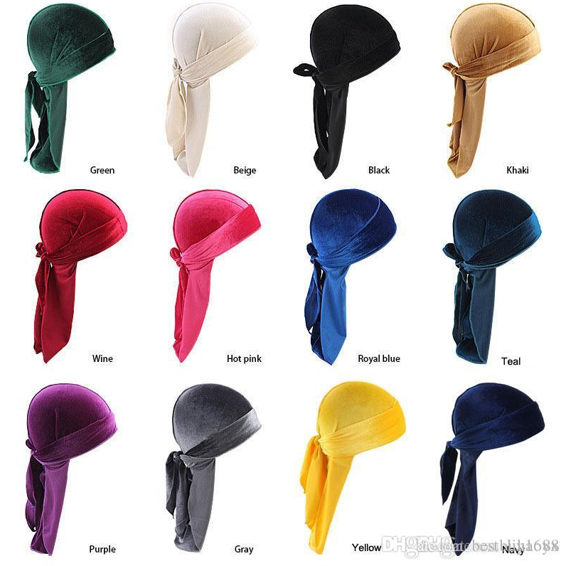 12 style Luxury unisex Velvet Durags Bandana Turban Hat pirate caps Wigs Doo Durag Biker Headwear Headband Pirate Hat Hair Accessories dc271, Multi
12 style Luxury unisex Velvet Durags Bandana Turban Hat pirate caps Wigs Doo Durag Biker Headwear Headband Pirate Hat Hair Accessories dc271, Multi