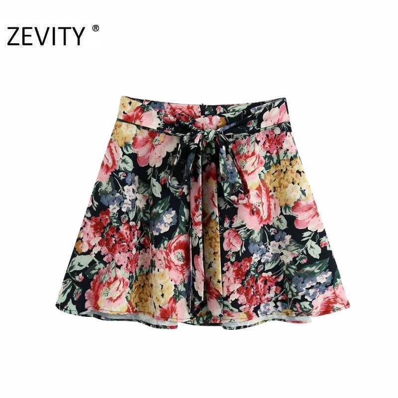 ZEVITY Women sweet flower print bow tied sashes mini skirt faldas mujer ladies casual slim back zipper ruffles skirts QUN670 210603, As pic qun670bb
ZEVITY Women sweet flower print bow tied sashes mini skirt faldas mujer ladies casual slim back zipper ruffles skirts QUN670 210603, As pic qun670bb