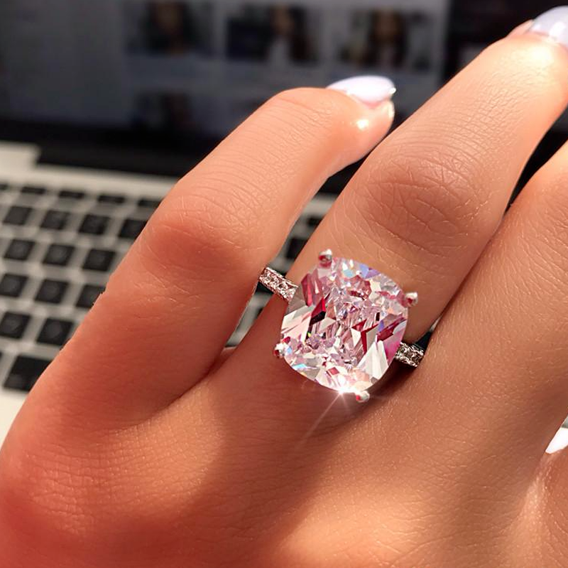925 sterling Silver Cushion cut 7mm Diamonds cz Engagement Wedding Band Rings For Women Jewelry
925 sterling Silver Cushion cut 7mm Diamonds cz Engagement Wedding Band Rings For Women Jewelry