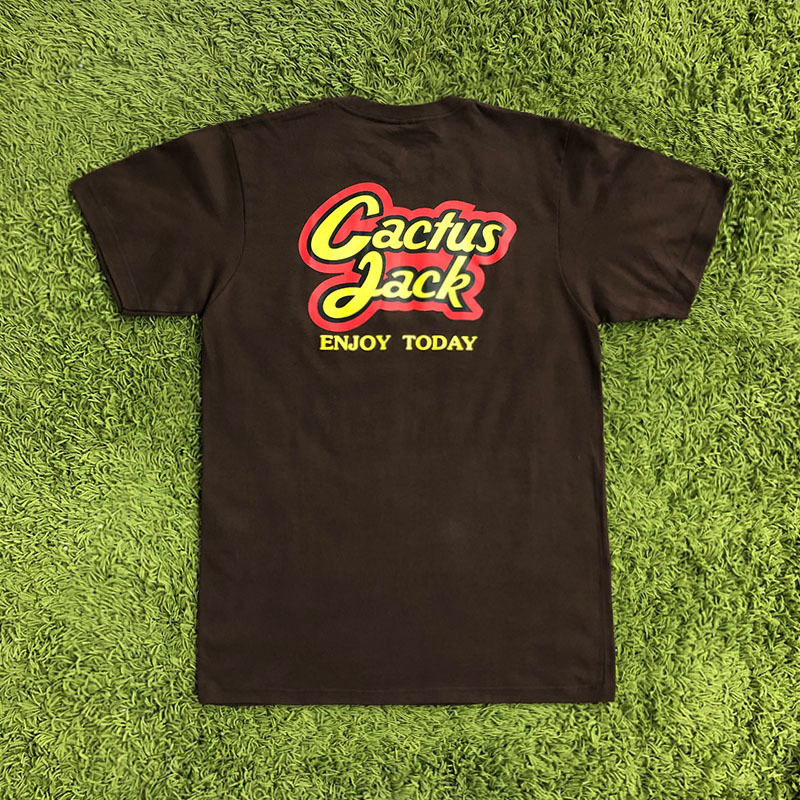 Travis Scott Reese' puffs enjoy today tee co branded short sleeve T-shirt for men and women, Black
Travis Scott Reese' puffs enjoy today tee co branded short sleeve T-shirt for men and women, Black
