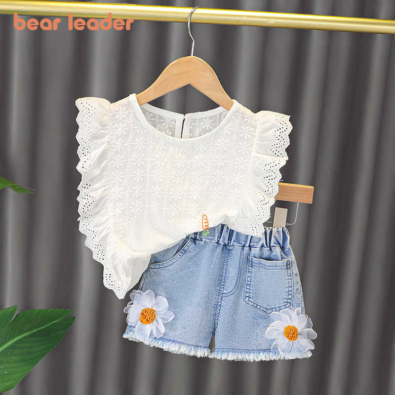 Bear Leader Kids Girls Flowers Summer Clothing Sets born Girl Sleeveless Vest And Denim Shorts Outfits Toddler Baby Clothes 210708, Ah5571white
Bear Leader Kids Girls Flowers Summer Clothing Sets born Girl Sleeveless Vest And Denim Shorts Outfits Toddler Baby Clothes 210708, Ah5571white