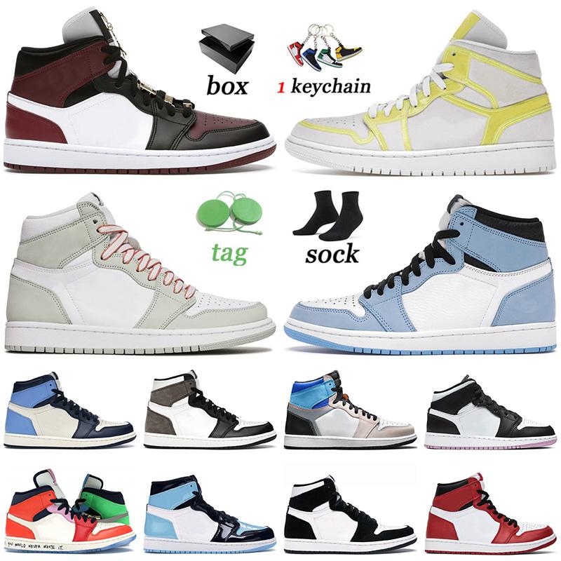 With Box 2022 Top Jumpman 1 Mens Basketball Shoes University Blue Seafoam Mid White Black Dark 1s Retro Bred Toe Hyper Royal Men Women Sneak, White;red
With Box 2022 Top Jumpman 1 Mens Basketball Shoes University Blue Seafoam Mid White Black Dark 1s Retro Bred Toe Hyper Royal Men Women Sneak, White;red