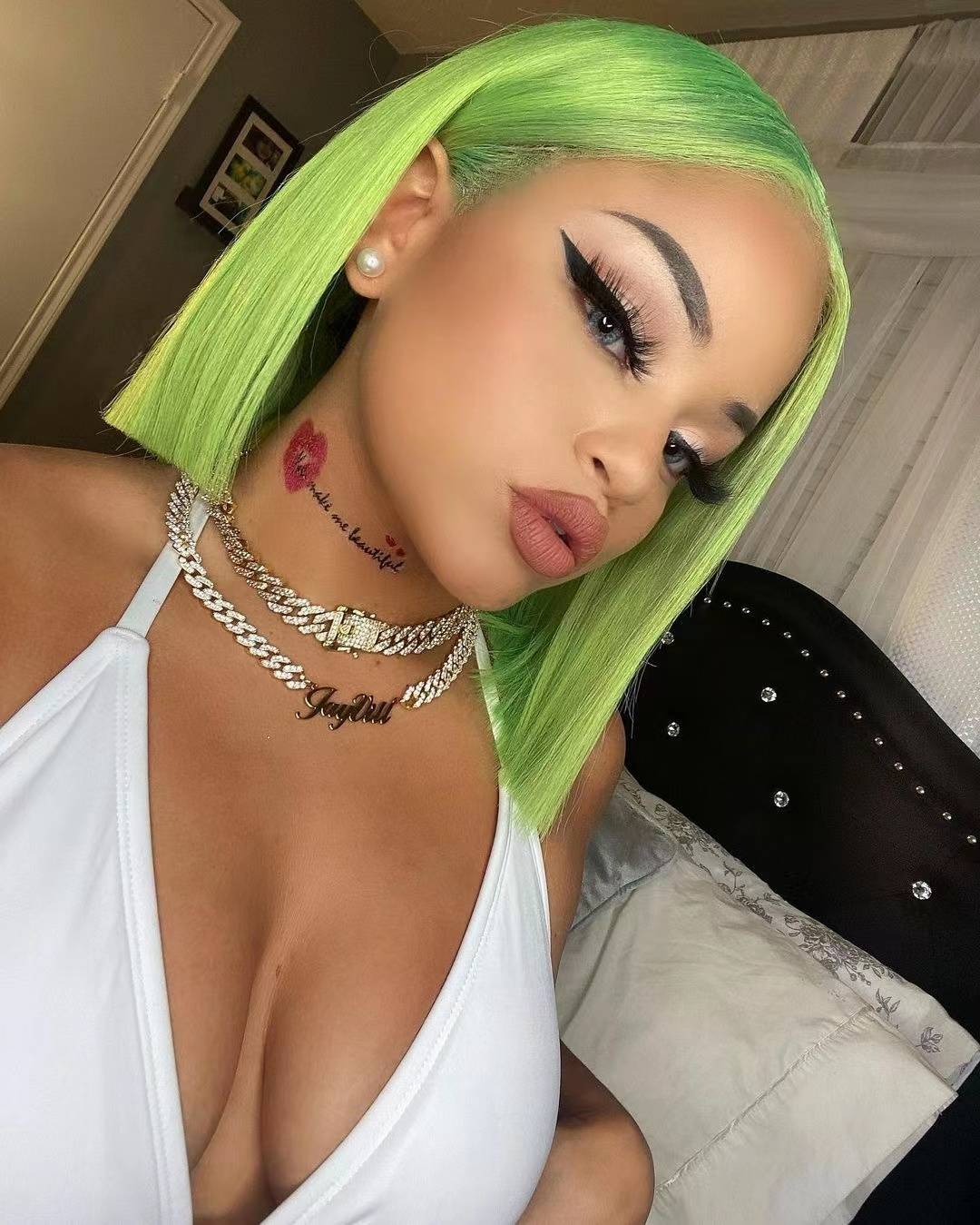 Bob Lace Front Human Hair Wigs 13X4 Blonde Pink Blue Grey Green Orange Ginger Colored Short Bob Lace Frontal Wig Closure Wig, Mix color
Bob Lace Front Human Hair Wigs 13X4 Blonde Pink Blue Grey Green Orange Ginger Colored Short Bob Lace Frontal Wig Closure Wig, Mix color