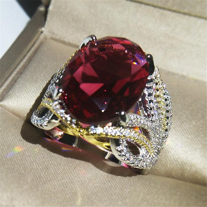 Sterg Sier Garnet Ring: Jewelry for Promise, Party, Engagement, or Gift