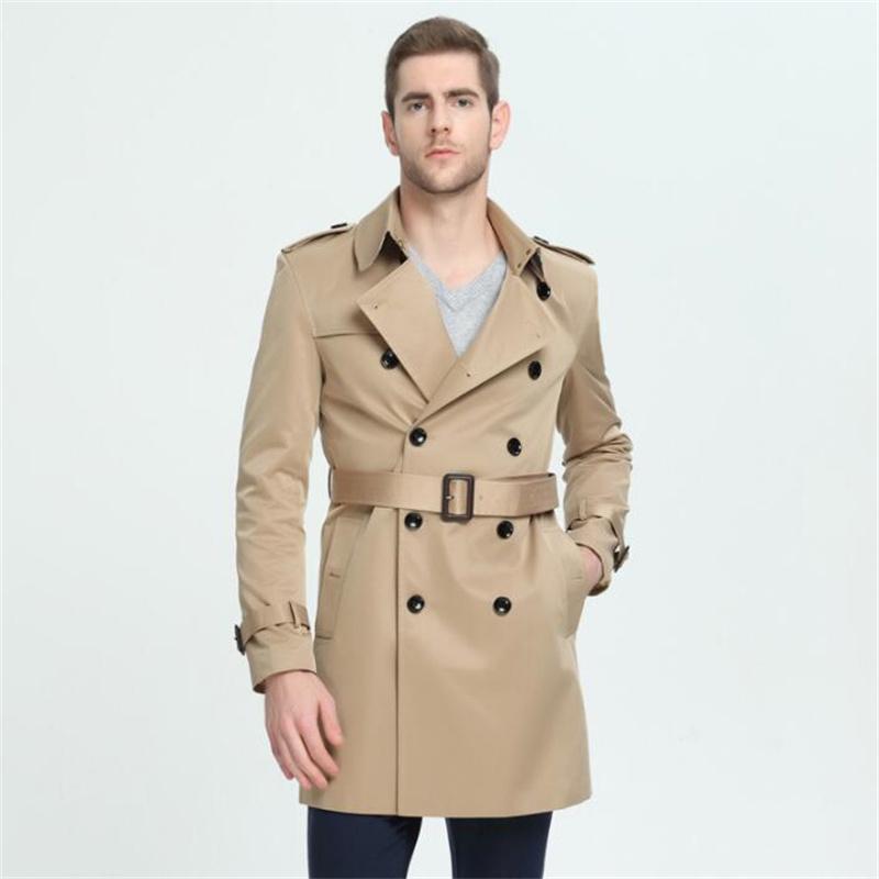 Men' Trench Coats Business Casual Mid-length Windbreaker Khaki Youth Slim Autumn And Winter Jaqueta Masculina Black
Men' Trench Coats Business Casual Mid-length Windbreaker Khaki Youth Slim Autumn And Winter Jaqueta Masculina Black