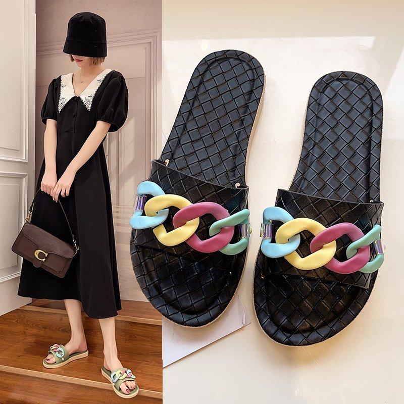 Women's Slippers 2021 Casual Open Toe Shoes Sweet Summer Beach Comfort Female Slipper Zapatos Mujer, Black
Women's Slippers 2021 Casual Open Toe Shoes Sweet Summer Beach Comfort Female Slipper Zapatos Mujer, Black