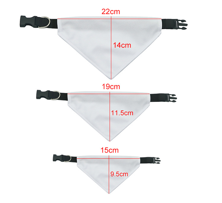 sublimation blank pet scarf cat dog Collars Adjustable Bandana Scarf Neckerchief heat thermal transfer Collar
sublimation blank pet scarf cat dog Collars Adjustable Bandana Scarf Neckerchief heat thermal transfer Collar
