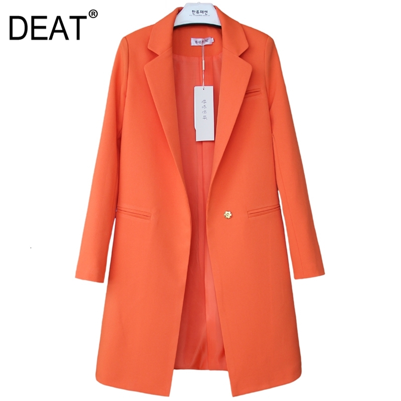 DEAT Autumn Pattern Small Suit Woman Korean Long Sleeve Thin All-match Loose Coat Female Balazer S-XXL All Sizes WB5 211019, As picture
DEAT Autumn Pattern Small Suit Woman Korean Long Sleeve Thin All-match Loose Coat Female Balazer S-XXL All Sizes WB5 211019, As picture