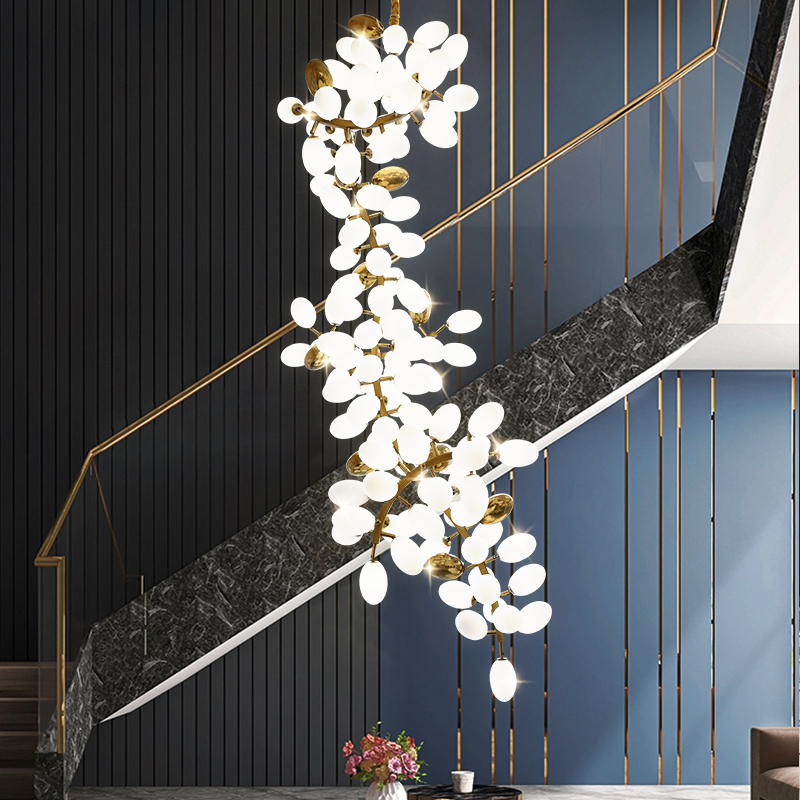 Living room lamp Lamp lamp staircase copper blue crystal villa full back hollow double branch dining room chandelier modern
Living room lamp Lamp lamp staircase copper blue crystal villa full back hollow double branch dining room chandelier modern