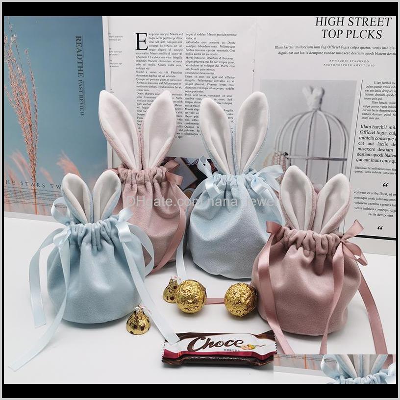 Pouches, & Display Drop Delivery 2021 Cute Veet Jewelry Gift Bags With Bunny Ear Jewellery Cosmetic Storage Crafts Packaging Pouches For Bout 
Pouches, & Display Drop Delivery 2021 Cute Veet Jewelry Gift Bags With Bunny Ear Jewellery Cosmetic Storage Crafts Packaging Pouches For Bout