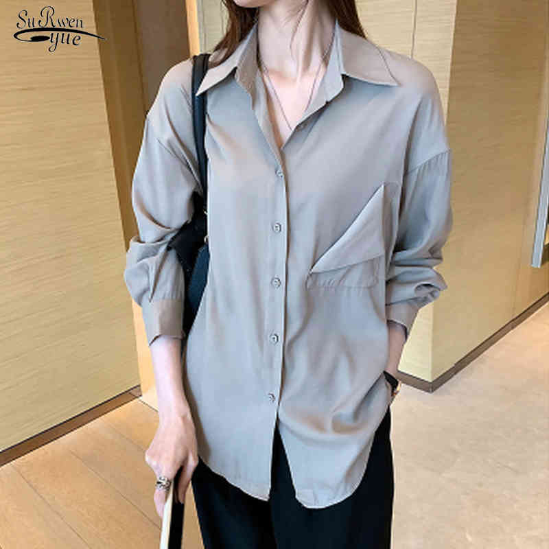 Elegant Shirts Women Office Lady Shirt Vintage Long Sleeve Blouse Hong Kong Style Solid Fashion Tops Plus Size 4XL 11394 210521, White
Elegant Shirts Women Office Lady Shirt Vintage Long Sleeve Blouse Hong Kong Style Solid Fashion Tops Plus Size 4XL 11394 210521, White