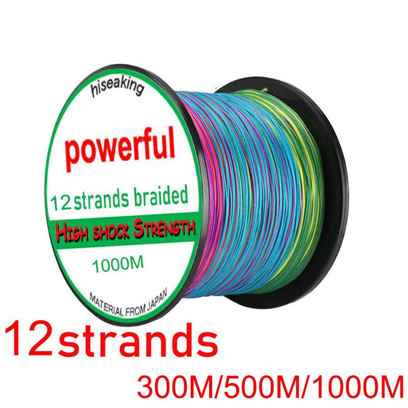 300M/500M/1000M Braided Fishing Line 12 Strands Power PE Braid Multicolor Super Japan Multifilament For Crap
300M/500M/1000M Braided Fishing Line 12 Strands Power PE Braid Multicolor Super Japan Multifilament For Crap