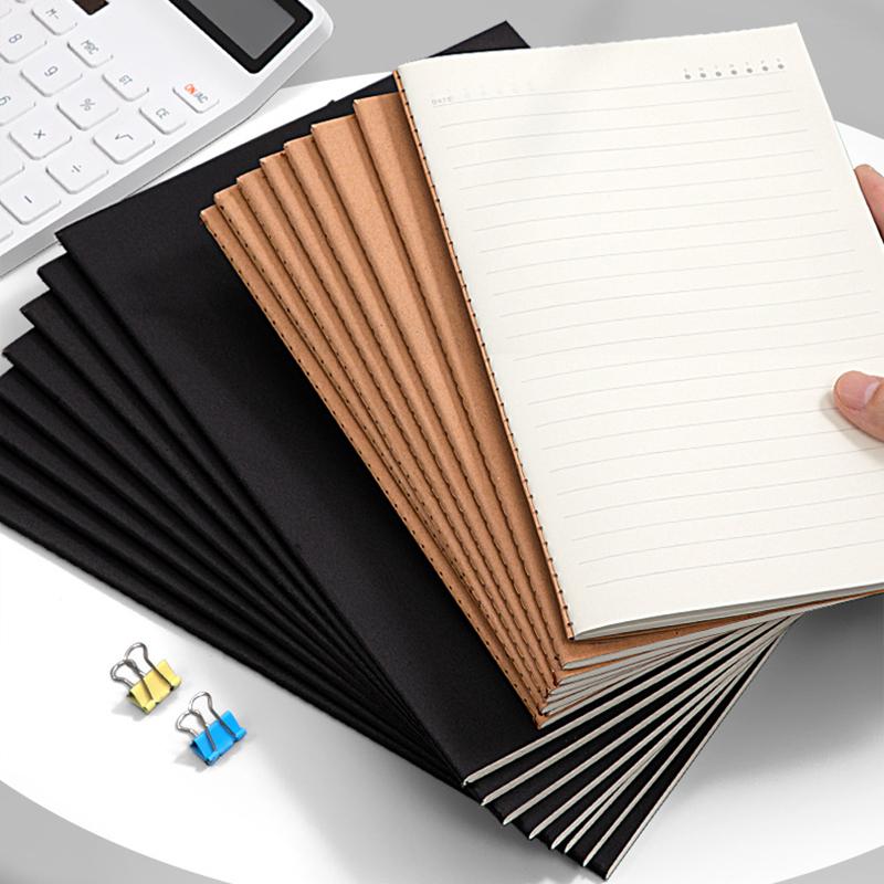 Notepads A4/A5/B5 Black Kraft Cover Diary Notebook 80G Paper Lined Grid Notepad Planner Agenda Journal Office School Supplies Stationery
Notepads A4/A5/B5 Black Kraft Cover Diary Notebook 80G Paper Lined Grid Notepad Planner Agenda Journal Office School Supplies Stationery