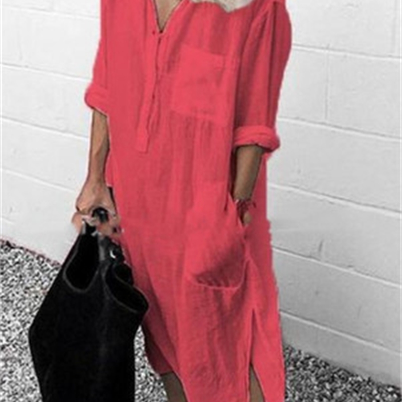 Summer For women en Maxi Shirt Dresses Ladies Elegant Casual Vestidos Female Tunic Plus size 5XL Long Dress White 210715