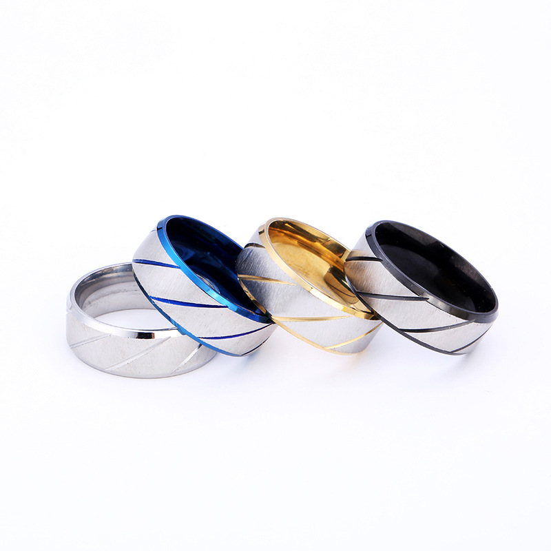 Top Quality Gold Silver Black Stainless Steel Ring for Women Men Jewelry Fashion Sale Promise Rings Titanium Steel Ring Jewelrry Gift