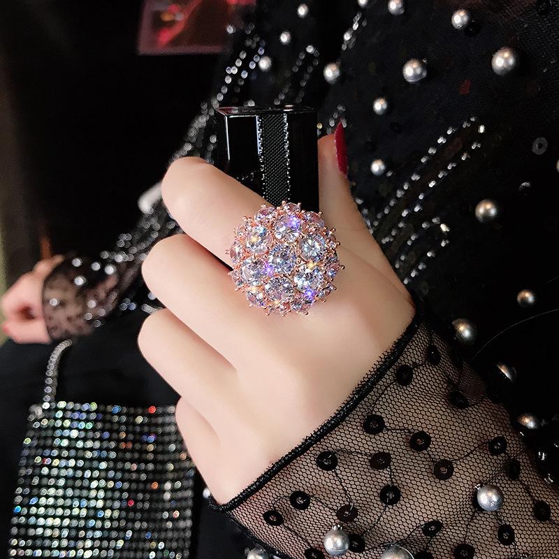 Cluster Rings 14K Rose Gold Colorful Diamond Ring For Women 2 Anillos De Bizuteria Bijoux Femme Gemstone Fine Jewelry Anel, Golden;silver
Cluster Rings 14K Rose Gold Colorful Diamond Ring For Women 2 Anillos De Bizuteria Bijoux Femme Gemstone Fine Jewelry Anel, Golden;silver