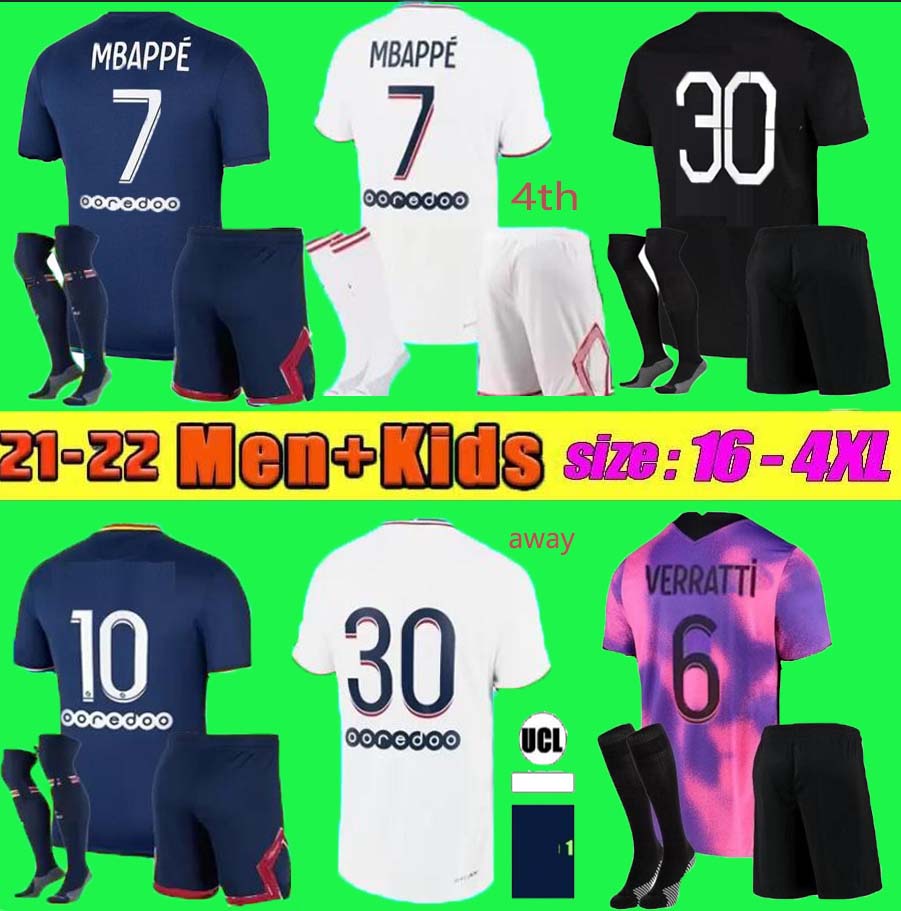 21 22 MBAPPE pSgS soccer jerseys 2022 2023 DI MARIA WIJNALDUM SERGIO RAMOS HAKIMI fourth Maillots de football kit VERRATTI third 4TH shirt Men kids Kits, Fans
21 22 MBAPPE pSgS soccer jerseys 2022 2023 DI MARIA WIJNALDUM SERGIO RAMOS HAKIMI fourth Maillots de football kit VERRATTI third 4TH shirt Men kids Kits, Fans