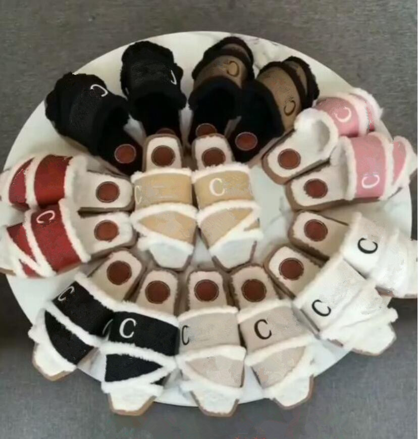 Womens Fur Furry Slippers Woody Muller Shoes Designer Canvas Cross Woven Sandals Winter Open Toe Casual Slipper Letter Stylist Shoe Flip Flop with box, Black
Womens Fur Furry Slippers Woody Muller Shoes Designer Canvas Cross Woven Sandals Winter Open Toe Casual Slipper Letter Stylist Shoe Flip Flop with box, Black