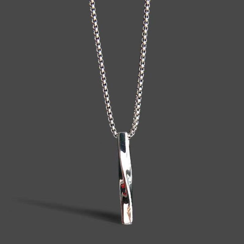 Pendant Necklaces Twisted Long Necklace For Women Men Trendy Hip Hop Simple Versatile Titanium Steel Fashion Jewelry
Pendant Necklaces Twisted Long Necklace For Women Men Trendy Hip Hop Simple Versatile Titanium Steel Fashion Jewelry