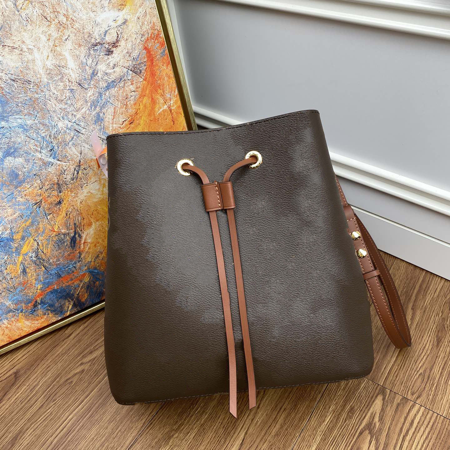 Ladies Shoulder Bags Neonoe Drawstring Bucket Bag Fashion Letter Pattern Handbags Designer Backpack, Pink
Ladies Shoulder Bags Neonoe Drawstring Bucket Bag Fashion Letter Pattern Handbags Designer Backpack, Pink