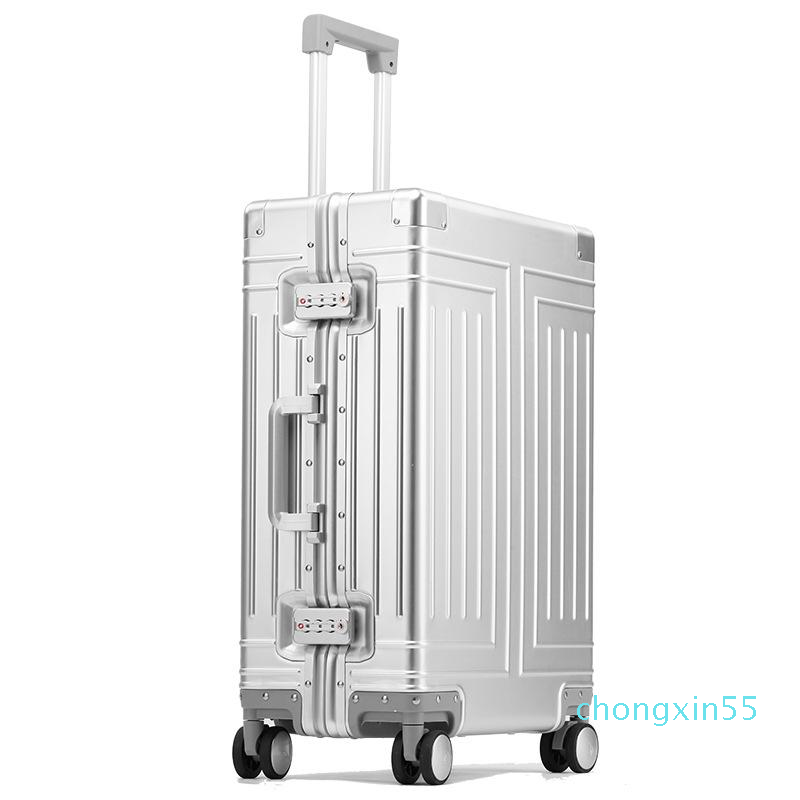 High-grade 100% Aluminum-magnesium Rolling Luggage For Boarding Spinner Travel Suitcase With Wheels Suitcases
High-grade 100% Aluminum-magnesium Rolling Luggage For Boarding Spinner Travel Suitcase With Wheels Suitcases