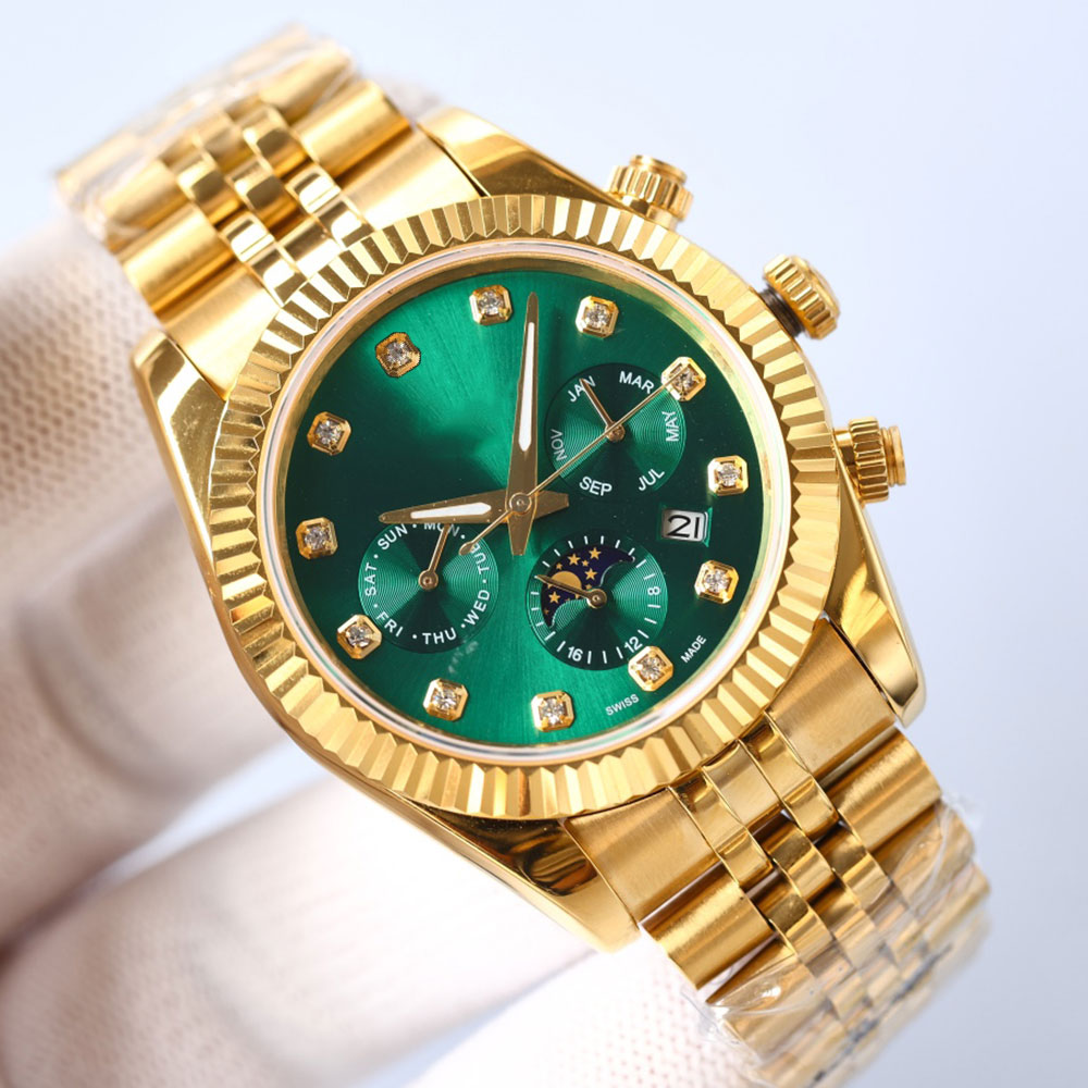 Fashion Mens Business Watch Automatic Mechanical Watches Women Wristwatches Life Waterproof Sapphire Mirror 41mm Montre de Luxe Perfect Quality, Customize
Fashion Mens Business Watch Automatic Mechanical Watches Women Wristwatches Life Waterproof Sapphire Mirror 41mm Montre de Luxe Perfect Quality, Customize
