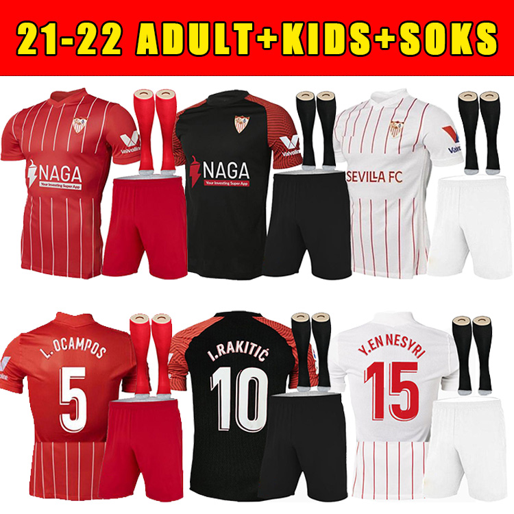 21/22 Sevilla soccer jerseys LAMELA PAPU GOMEZ I.RAKITIC L.OCAMPOS DE JONG J.NAVAS SUSO MUNIR Y.EN-NESYRI 2021 2022 New sponsor Men Kids Kits+Socks football shirts, Swly0018
21/22 Sevilla soccer jerseys LAMELA PAPU GOMEZ I.RAKITIC L.OCAMPOS DE JONG J.NAVAS SUSO MUNIR Y.EN-NESYRI 2021 2022 New sponsor Men Kids Kits+Socks football shirts, Swly0018