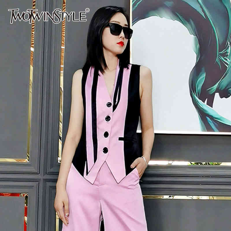Hit Color Tunic Vest For Women V Neck Sleeveless Casual Slim Vests Female Fashion Clothing Autumn 210524, Aspicture
Hit Color Tunic Vest For Women V Neck Sleeveless Casual Slim Vests Female Fashion Clothing Autumn 210524, Aspicture