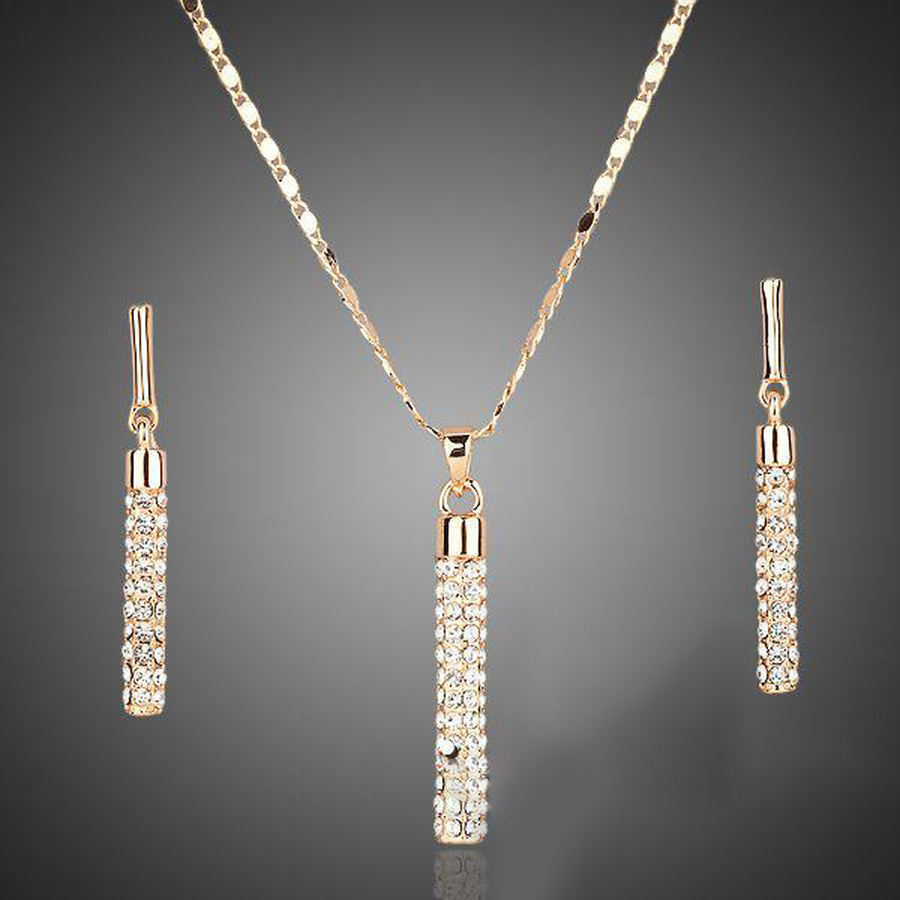 2021 Crystal clear 18K Real Gold Plated Austria ELEMENTS Drop Earrings and Pendant Necklace Sets Hot sell, Silver
2021 Crystal clear 18K Real Gold Plated Austria ELEMENTS Drop Earrings and Pendant Necklace Sets Hot sell, Silver